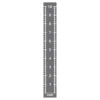 Lifemaxx Sprinttrack - Kunstgras - 1,5 x 11 m - Grijs