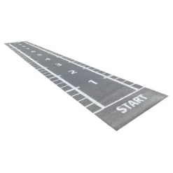 Lifemaxx Sprinttrack - Kunstgras - 1,5 x 11 m - Grijs