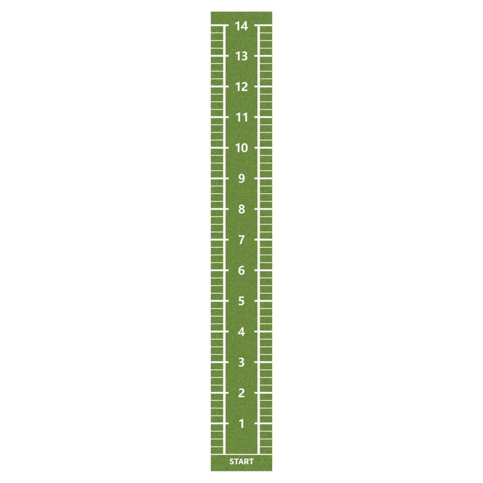 Lifemaxx Sprinttrack - Kunstgras - 2 x 15 m - Groen