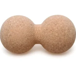 Liveness Dual Massagebal - Kurk - 6,5 x 13 cm
