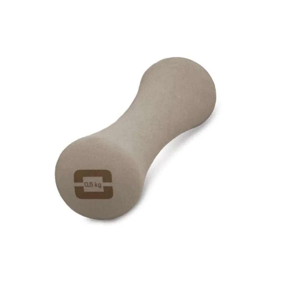 Liveness Neopreen Yoga Dumbbell - 0,5 kg - Zand