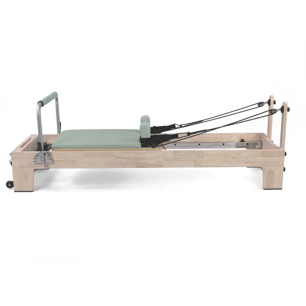 Liveness Opvouwbare Eikenhout Reformer PTX 3000 - Green Tea