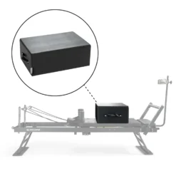 Mewave Pilates Box voor Reformer Pro - Zwart