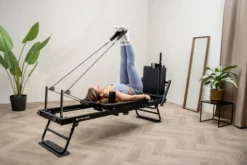 Mewave Pilates Reformer Pro Complete Set - Zwart