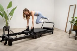 Mewave Pilates Reformer Pro Premium - Zwart