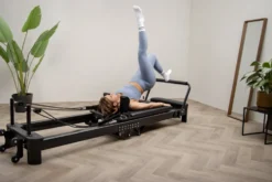 Mewave Pilates Reformer Pro Premium - Zwart