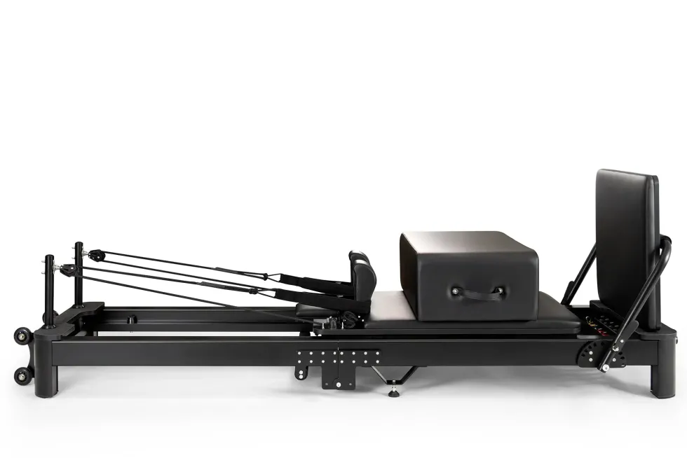 Mewave Pilates Reformer Pro Premium - Zwart