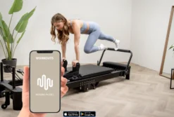 Mewave Pilates Reformer Pro Premium - Zwart