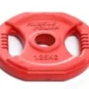 Muscle Power Aerobics Halterschijf - 30 mm - 1.25 kg - Rood - Per stuk