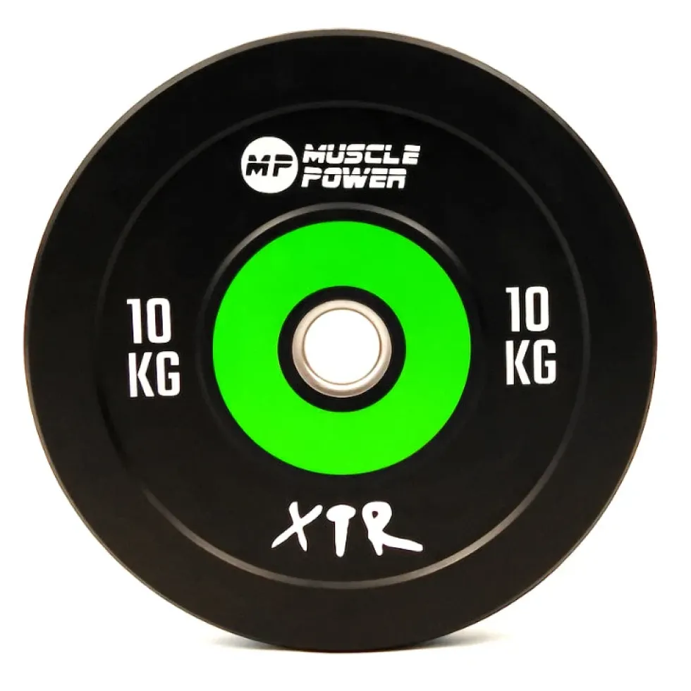 Muscle Power Bumper Plate Pro - Olympische Halterschijf 50 mm - 10 kg