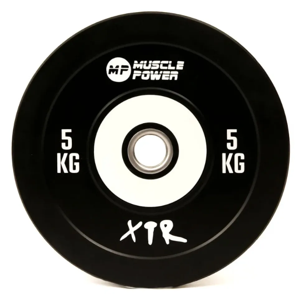 Muscle Power Bumper Plate Pro - Olympische Halterschijf 50 mm - 5 kg