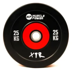 Muscle Power Bumper Plate Pro - Olympische Halterschijf 50 mm - 25 kg