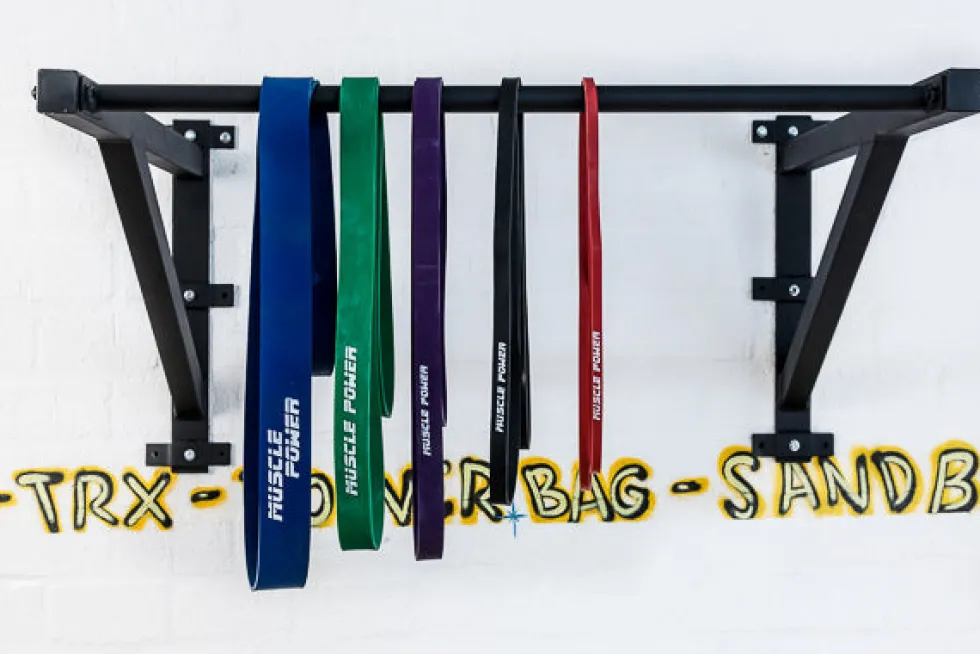 Muscle Power Cross Fit Pull Up Rek - Optrekstang
