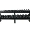 Muscle Power Dumbbellrek Heavy 2-laags - Zwart