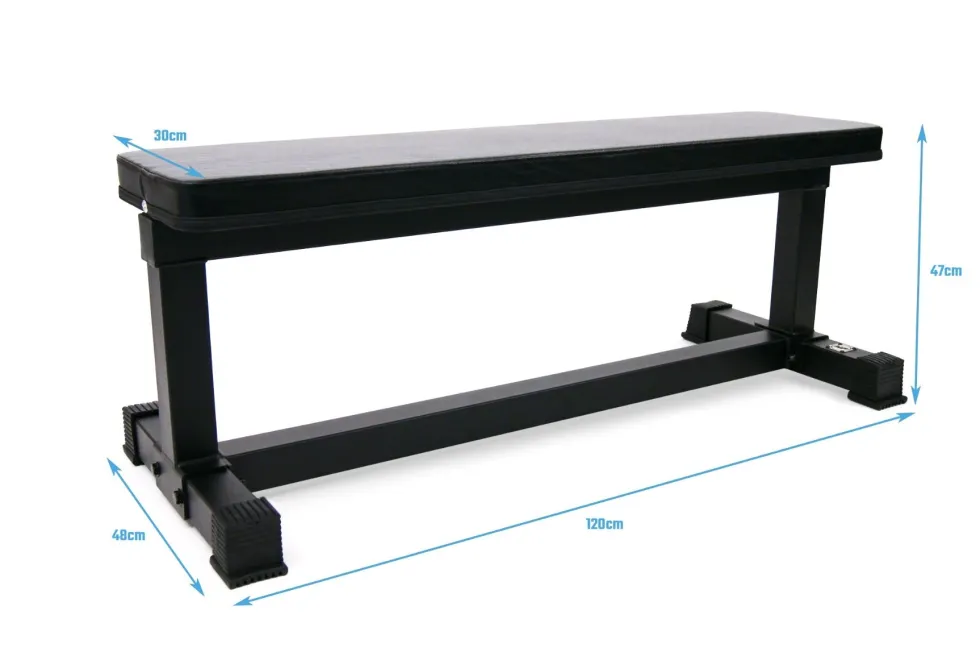 Muscle Power Flat Bench Heavy - Platte Trainingsbank