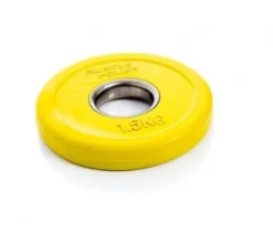 Muscle Power Fractional Olympic Bumper Plate - Halterschijf - 50 mm - 1,5 kg