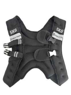 Muscle Power Gewichtsvest - Zwart - 5 kg