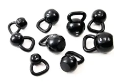 Muscle Power Gietijzeren Kettlebell - Zwart - 28 kg