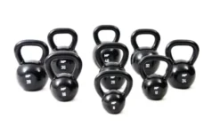 Muscle Power Gietijzeren Kettlebell - Zwart - 8 kg