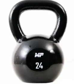 Muscle Power Gietijzeren Kettlebell - Zwart - 24 kg