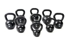 Muscle Power Gietijzeren Kettlebell - Zwart - 36 kg