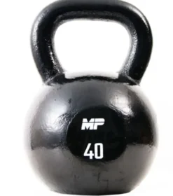 Muscle Power Gietijzeren Kettlebell - Zwart - 40 kg