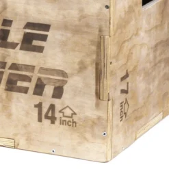 Muscle Power Houten Plyo Box Klein