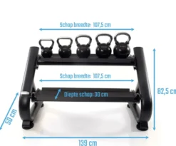 Muscle Power Kettlebell Opbergrek Deluxe