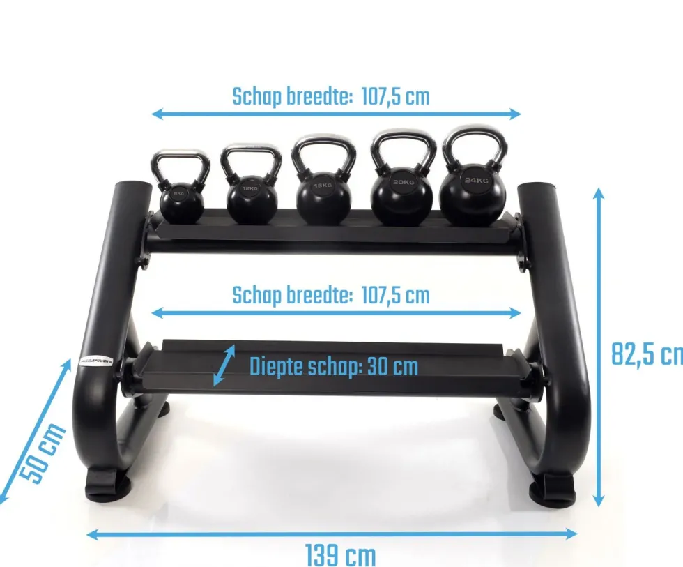 Muscle Power Kettlebell Opbergrek Deluxe