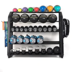Muscle Power Multi Fitness Opbergsysteem - Zwart