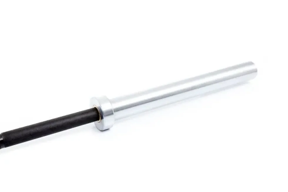 Muscle Power Olympische Crossfit Bar - Zwart/Chroom - 220 cm