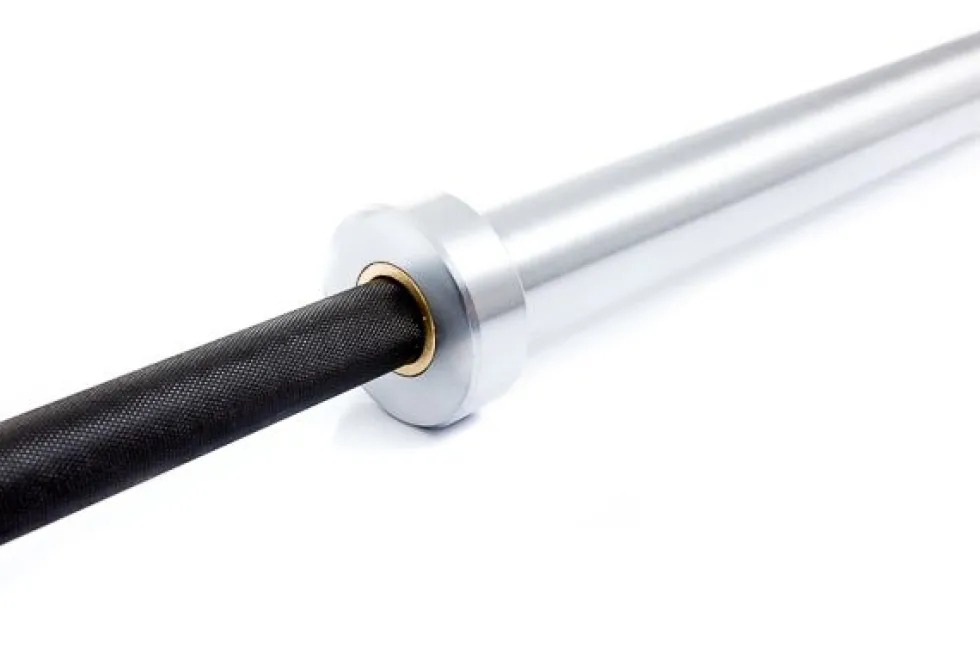 Muscle Power Olympische Crossfit Bar - Zwart/Chroom - 220 cm