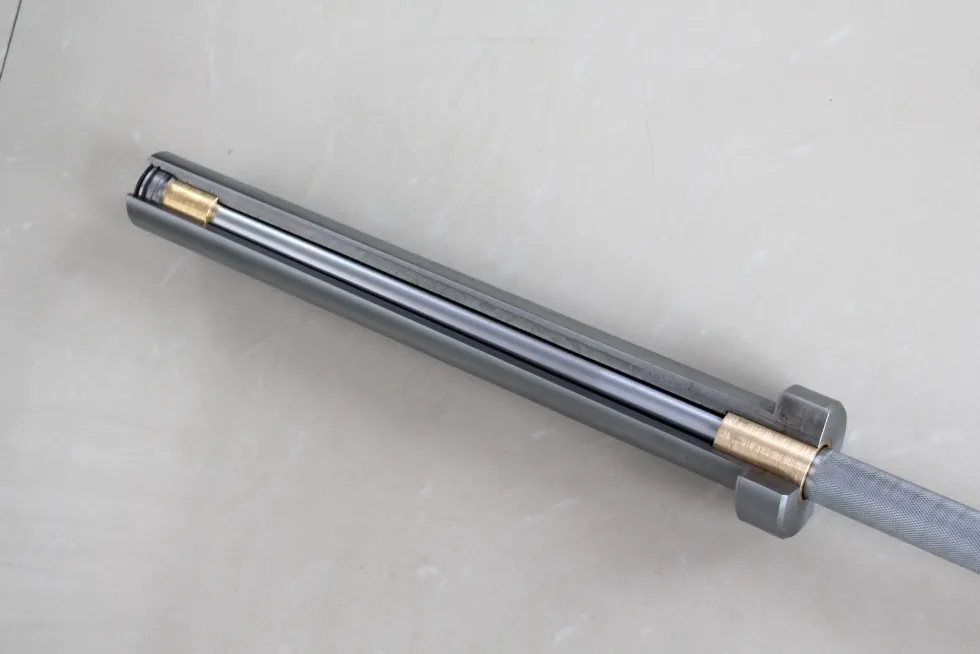 Muscle Power Olympische Crossfit Bar - Zwart/Chroom - 220 cm
