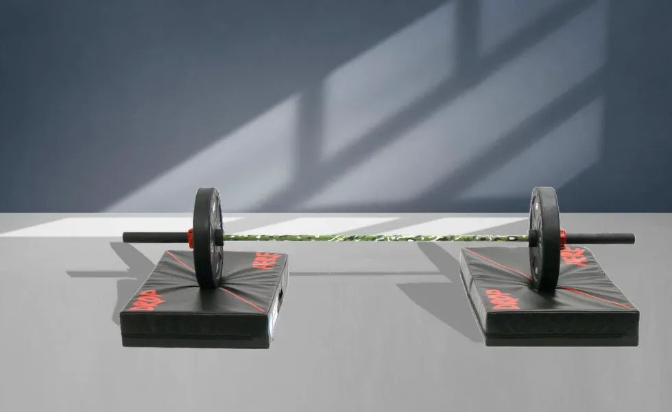 Muscle Power Olympische Halterstang met Camouflage Coating - 20 kg