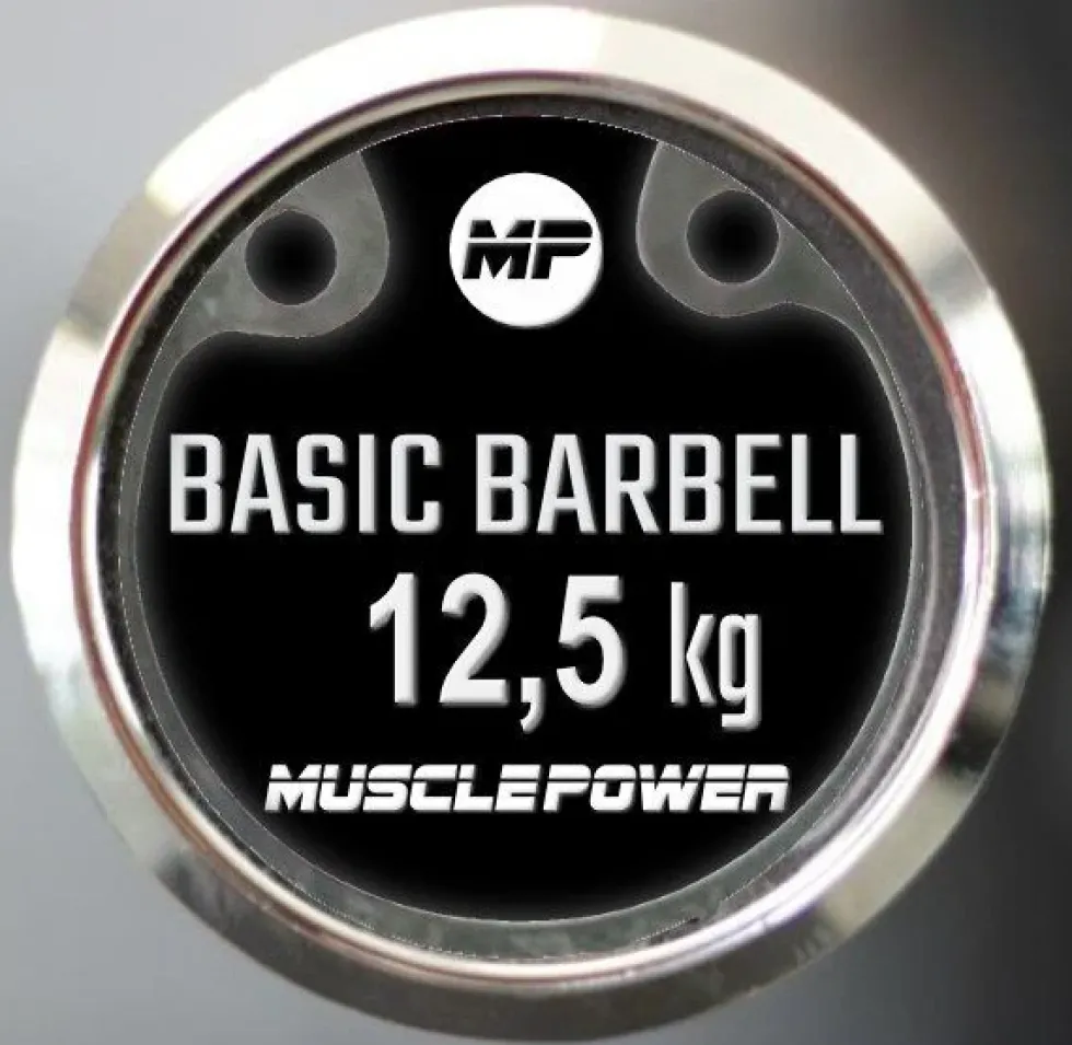 Muscle Power Olympische Halterstang - Chroom - 152 cm