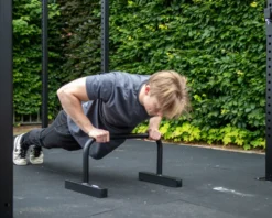 Muscle Power Parallettes Set - Zwart