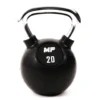 Muscle Power Rubberen Kettlebell - Zwart - 20 kg