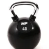 Muscle Power Rubberen Kettlebell - Zwart - 40 kg