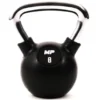 Muscle Power Rubberen Kettlebell - Zwart - 8 kg