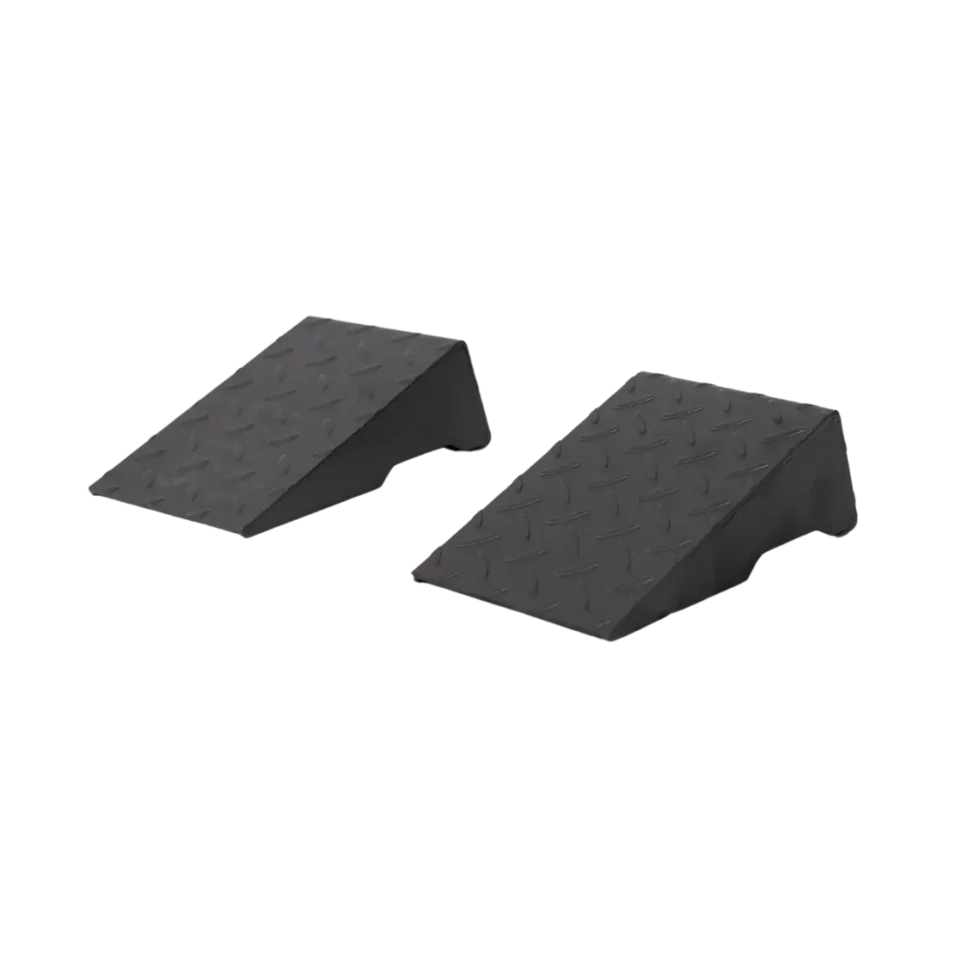 Muscle Power Squat Wedge Block - Set van 2 - Staal