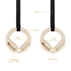 Muscle Power Suspension Trainer - Multigrip Ringen set - Hout