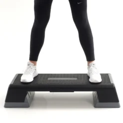 Muscle Power Verstelbare Aerobic Step - Monoblok XXL - Zwart/Grijs