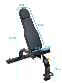 Muscle Power Verstelbare Trainingsbank - Zwart