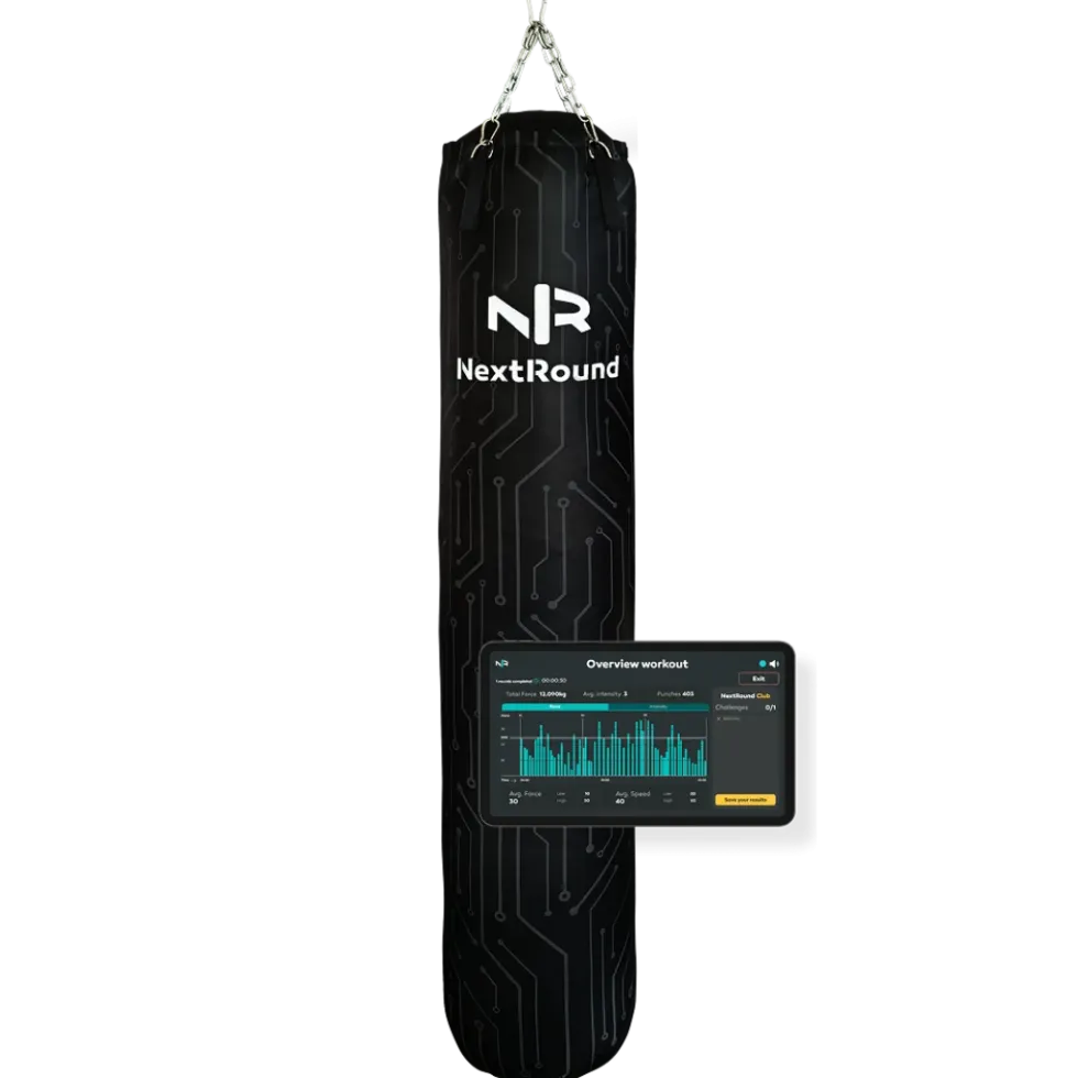 NextRound Smart Boxing Bag Inclusief Tablet Interface