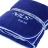 NILS Aqua Microvezel Badstof Handdoek - Donkerblauw - 160 x 80 cm