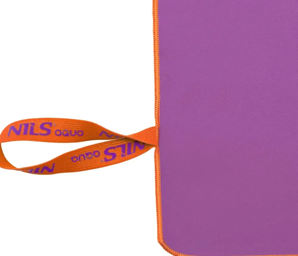 NILS Aqua Microvezel Handdoek - Paars - 180 x 100 cm
