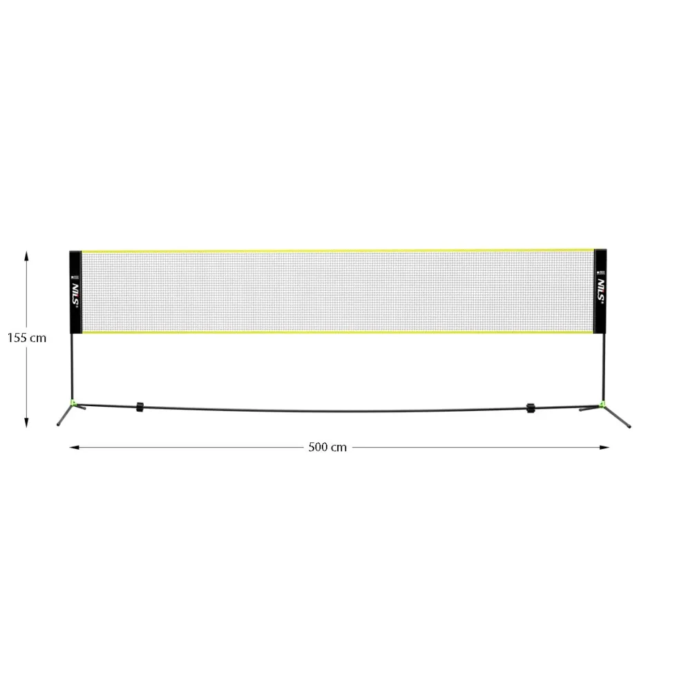 NILS Badmintonnet 500 cm - Full Cover