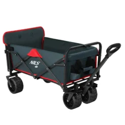 NILS Camp Opvouwbare Bolderkar - Antraciet - 160L