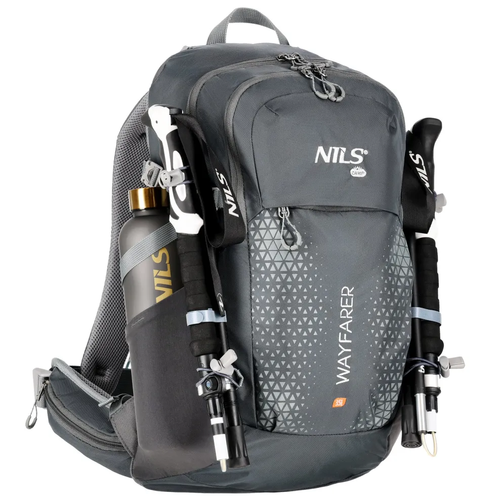 NILS Camp Rugzak Wayfarer - Grijs - 35L