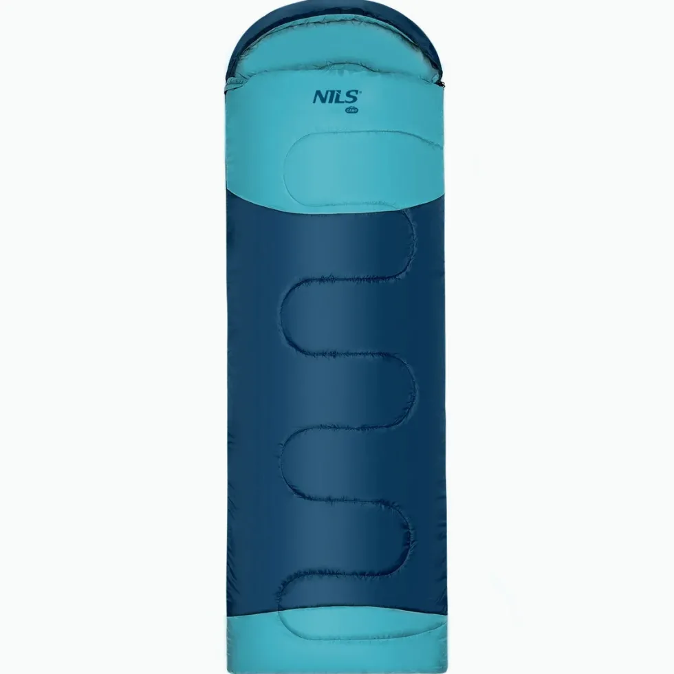 NILS Camp Slaapzak - Blauw/Lichtblauw - Maat L